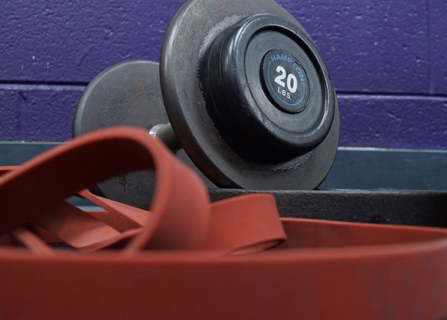 Many athletes have resorted to individual weight-lifting sessions in the weight room. 