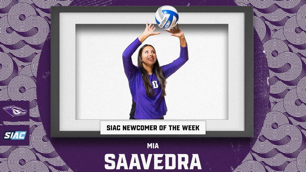 Saavedra Named SIAC Newcomer of the Week
