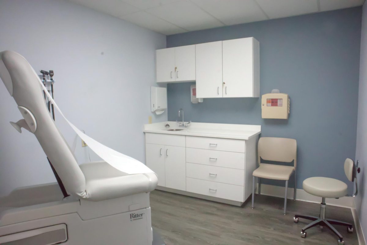 Inside of one of the clinics rooms.