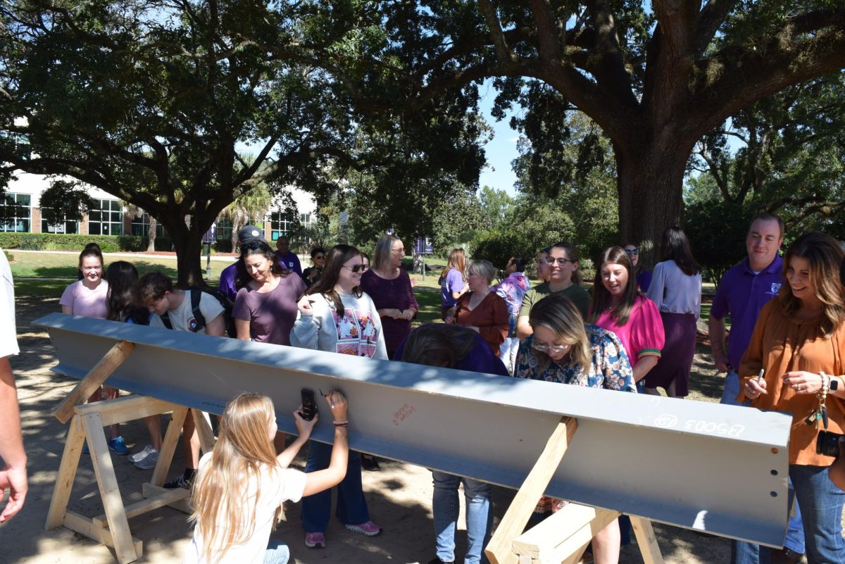 Signing the Beam Ceremony