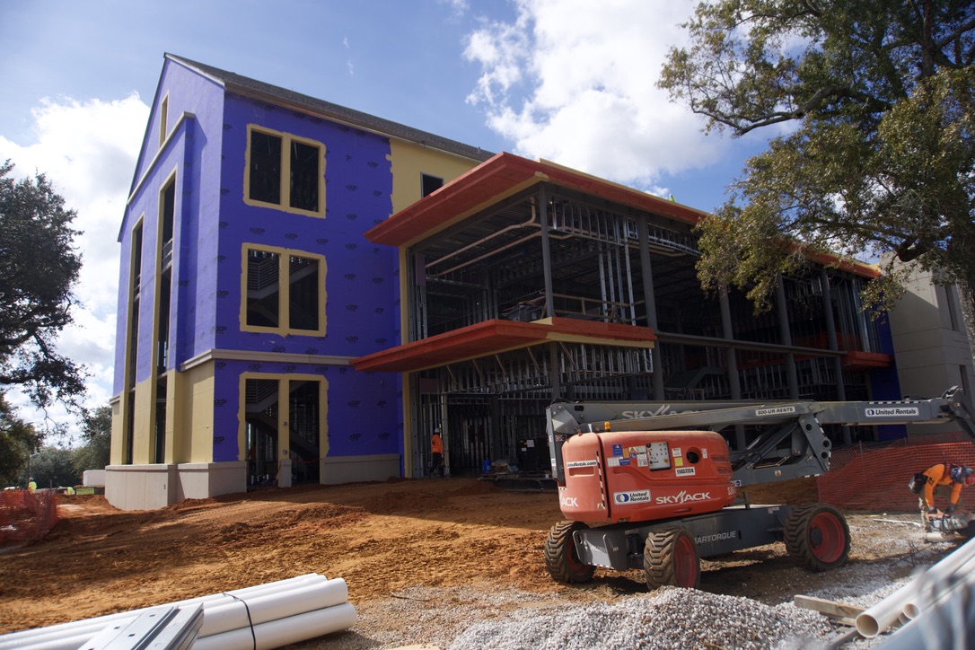 New Health and Science Building Under Construction